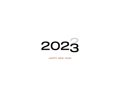 New Year 2023 2023 brand identity designer celebrate eve happy icon logo logo designer new new year symbol year