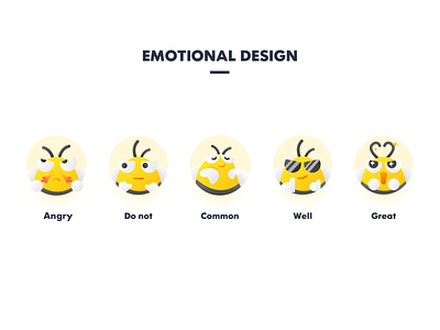 Emotional Design emotional design expression package 插图 清洁 设计
