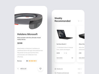 Redesign of Mall Page