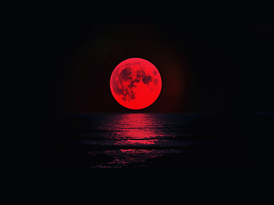 Blood moon graphics photoshop