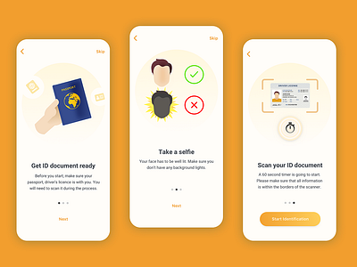 Onboarding Screens - Identity Verification App