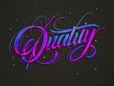 Quality brush calligraffiti calligraphic calligraphy colors design lettering photoshop type design