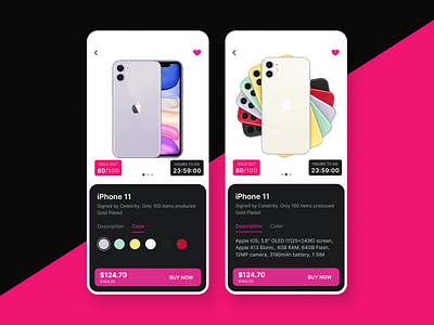 Online Shop clean design interface ios iphone ui ux