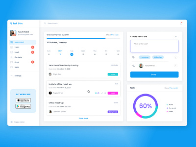 Task Management Dashboard Design