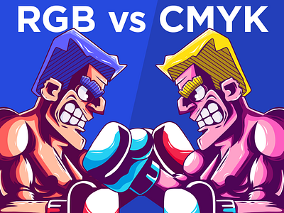 BATTLE ROYAL RGB vs CMYK characters cmyk illustration illustrator rgb vector vector character vector illustrator youtube