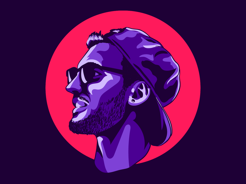 Vector Portrait Illustration By Dumitrescu Vlad Florin On Dribbble