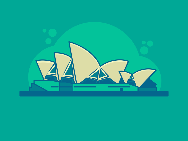 Sydney vector illustration by Dumitrescu Vlad Florin on Dribbble