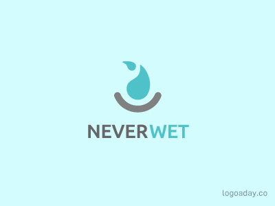 Neverwet drop dry neverwet water wet