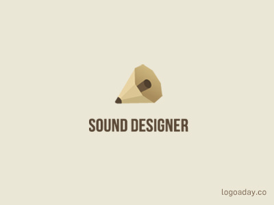 Sound Designer design loudspeaker megaphone pen pencil sound