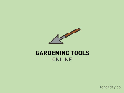 Gardening Tools cursor garden online pointer rake shovel tool