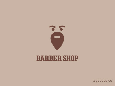 Barber Shop beard eyebrow hipster pin pin mark