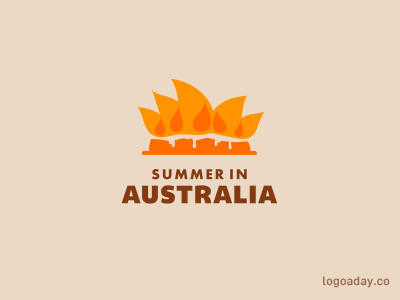Summer In Australia australia fire flame heat hot opera sydney