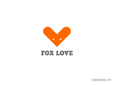 Fox Love fox heart love