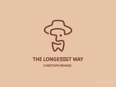 The Longest Way face hat journey line path way