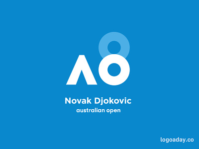 Novak Djokovic's 8th Australian Open Title 8 australia australian open logo novak djokovic tennis