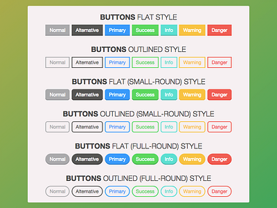 Bootstrap Buttons apple bootstrap buttons flat mac outline yosemite