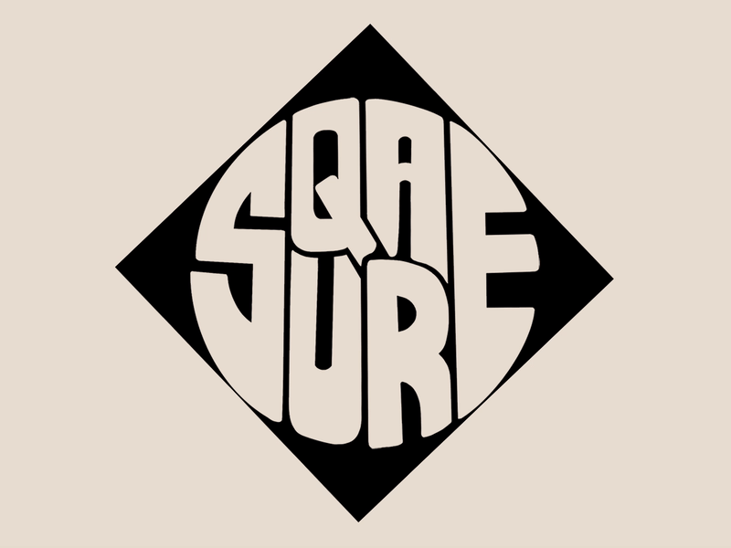 "Square" Hand-lettering + Animation adobe illustrator animation branding design graphic handlettering illustration lettering motion graphics