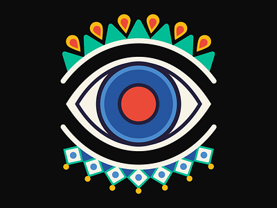 eyeart art banner blue color design drawing eye icon illustration look painting peacock picture scene see ui view vision watch web