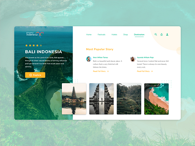 Redesign - Landing Page Wonderful Indonesia