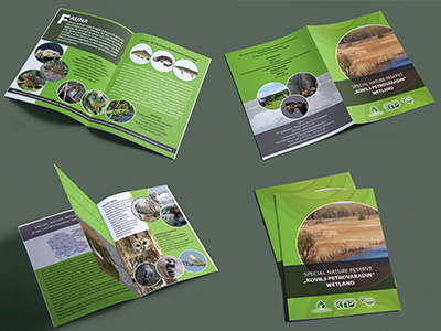 Katalogue about Special Natural Reserve brochure catalogue graphic design print design