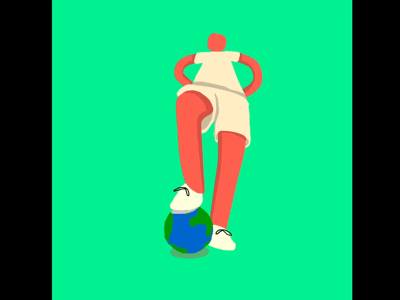 Around the world animation football motiongraphics sports worldcup