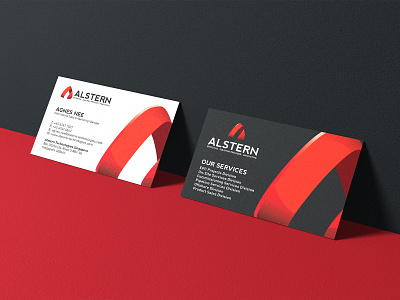 Alstern Technologies Singapore   Red Branding design   09