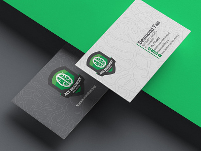 AceBrainery Branding - Learning Chemistry Tution brain logo branding business card chemistry education green branding learning logo tuition