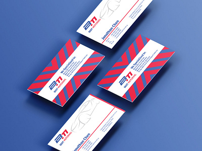 Best Motoring Business Card Design best blue brand business business card corporate graphic motoring namecard professional purple red