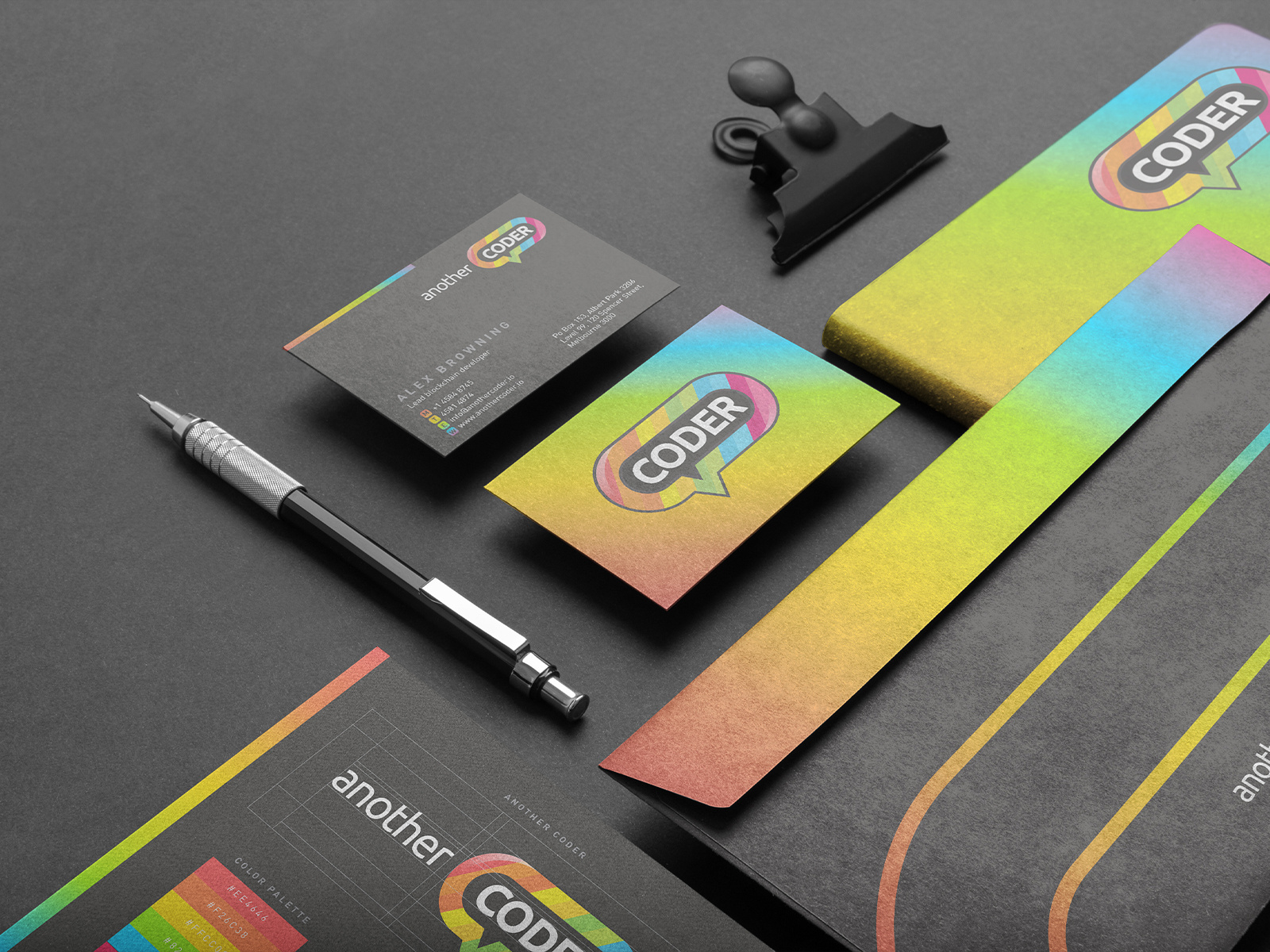 Another Coder Blockchain developer Rainbow Branding by Lemongraphic on ...