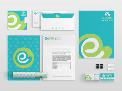 Littleshell Internetcafe Branding brand branding business cafe card icon internet littleshell mockup namecard