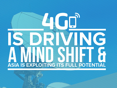 Bridge Alliance 4G is driving a mind shift infographic 4g asia bridge alliance broadband connection infographic information design internet mobile connection mobile operators traffic web infographic