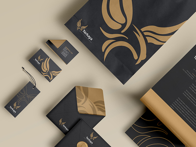 Terkaya Wealth Management Branding bird brand branding falcon foil gold logo logotype management terkaya wealth