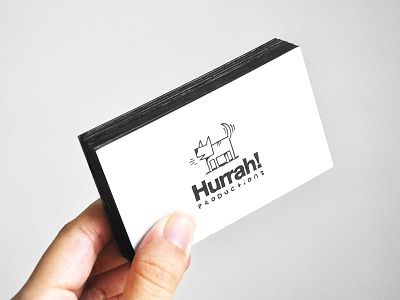 Hurrah Letterpress Black Edge Business Card Design black blackcard blackedge blackedgecard businesscard cotton hurrah! letterpress namecard premium production singapore