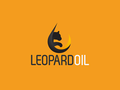 Leopardoil Logo animal black gas grey leopard leopardoil logo logotype oil refinery symbol yellow