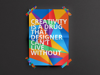 Creativita typography poster bahrain brand brand design business card colorful colours creativita creativity happy pixel rainbow stationery