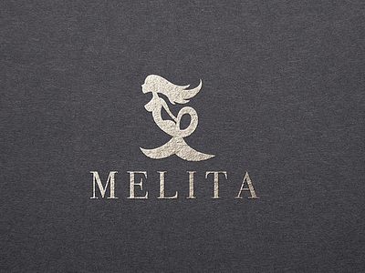 Melita Swimwear logo design bikini logo logodesign logotype melita mermaid swimwear turquoise