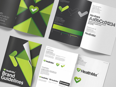 Healthmix branding guideline brand branding clinic dentist directory doctor health healthmix heart logo styleguide