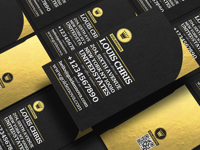 Golden Nova 2 business card business business card business cards card cards effect foil gold gold business card gold foil golden texture