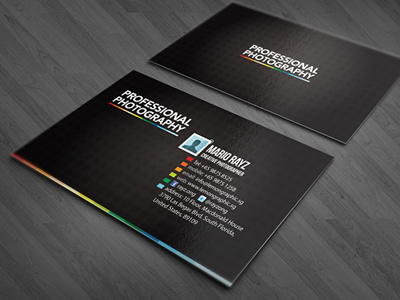 Professional Photography Business Card