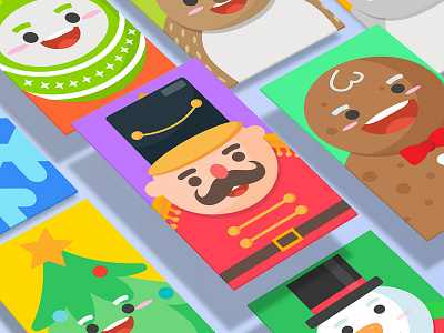 Xmasland Christmas characters design