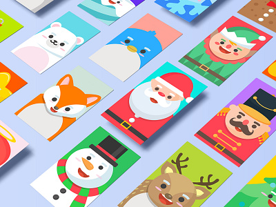 Xmasland Christmas characters design