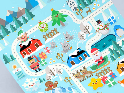 Xmasland Christmas Characters Design