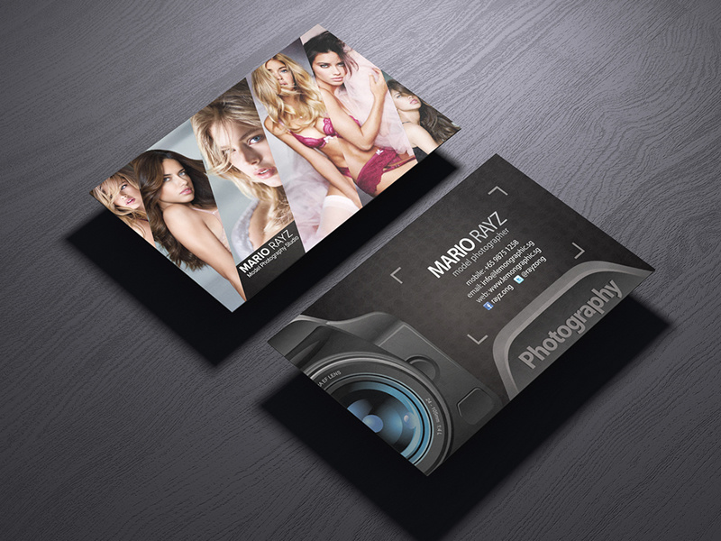 Photographer business card design photographer photography photography business card business card namecard photographer card black model