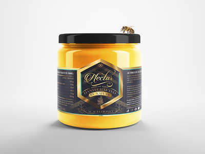 Nectar honey packaging branding