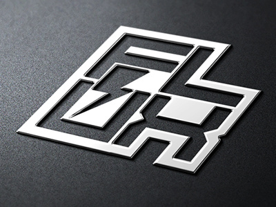 Flux Masthead Logo design blue logo branding flux icon iconic logo logotype magazine logo masthead patterns pink retro logo symbol