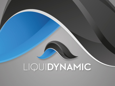 Liquid Dynamic logo design blue logo dynamic liquid liquid logo logo logo design logotype