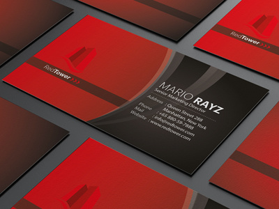 Redtower Corporate Identity Branding branding branding guide business card logo cd labels corporate identity property red and black red tower stationary