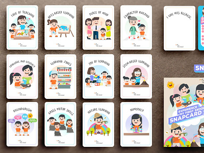 Experience My First Skool Snapcard Playing Deck card game cards childcare infant care playing cards school campus snapcard