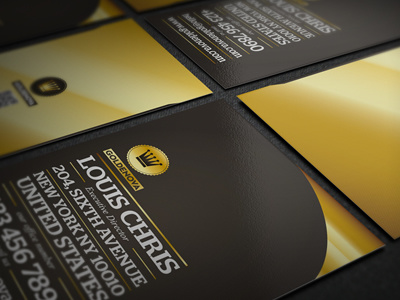 Golden Nova business card