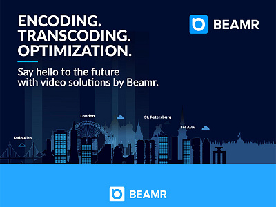 Beamr Tradeshow Event Branding beamr brand branding conference event exhibition expo streaming technology tradefair tradeshow video